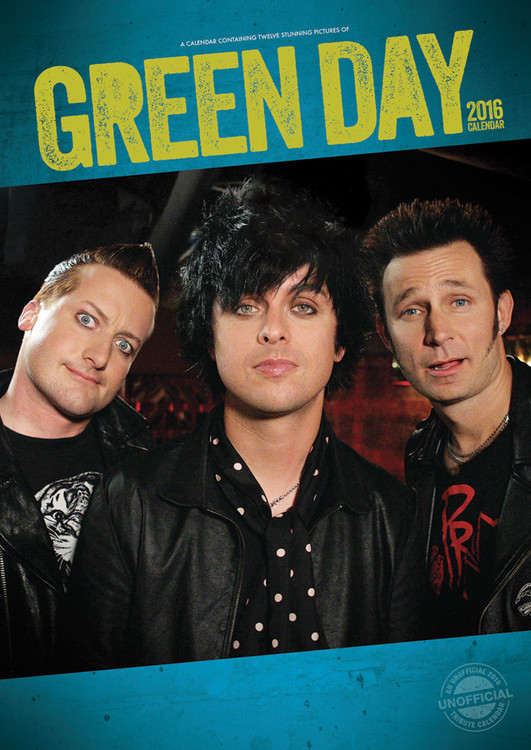 Green Day Wall Calendars 2016 Buy at UKposters