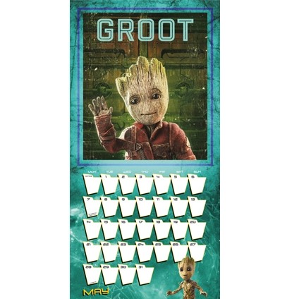 Groot Holiday Schedule 2022 Guardians Of The Galaxy - Wall Calendars 2018 | Large Selection