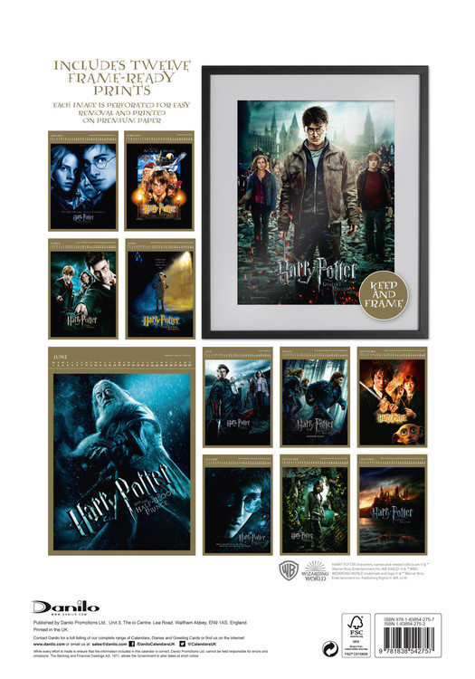 Harry Potter Deluxe Collector's Wall Calendars 2024 Buy at UKposters