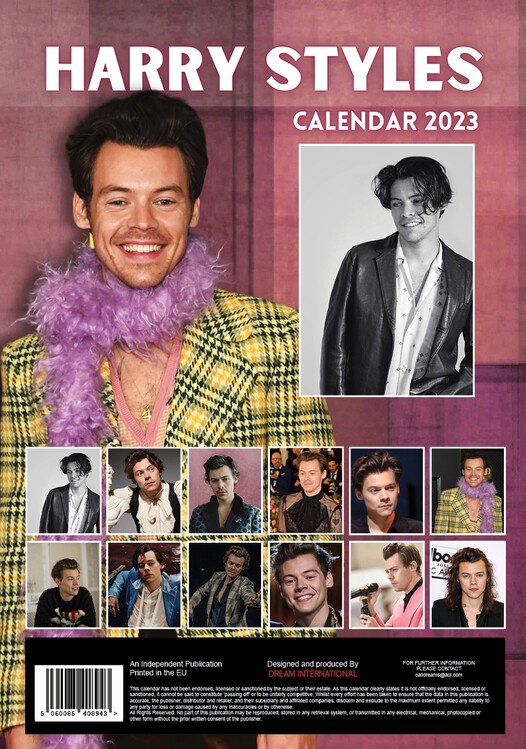 Harry Styles Wall Calendars 2024 Buy At