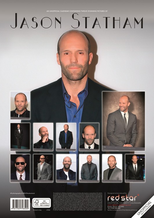 Jason Statham Wall Calendars 2024 Buy at UKposters