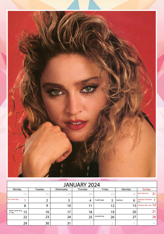 Madonna - Wall Calendars 2024 | Buy at UKposters