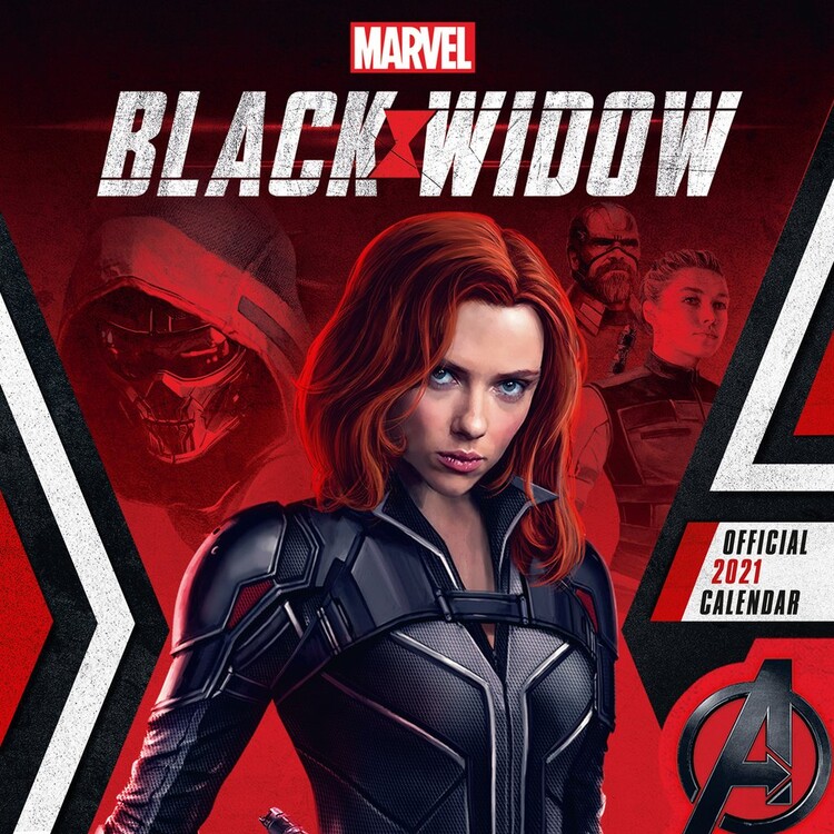 Marvel Black Widow Wall Calendars 2021 Buy at UKposters