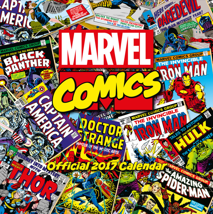 Marvel comics Wall Calendars 2024 Buy at UKposters