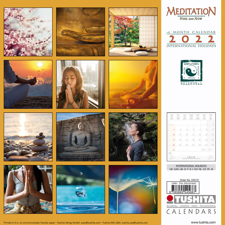 Meditation - Wall Calendars 2022 | Buy at Europosters