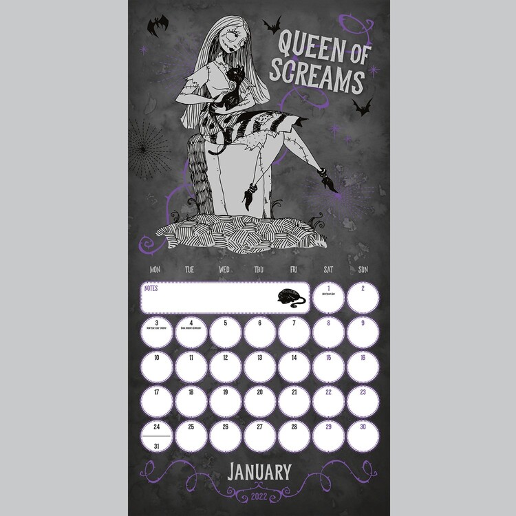 Nghtmre Before Christmas 2022 Nightmare Before Christmas - Wall Calendars 2022 | Buy At Ukposters