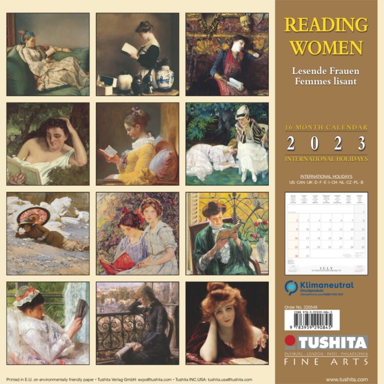 Reading Women Wall Calendars 2024 Buy at UKposters