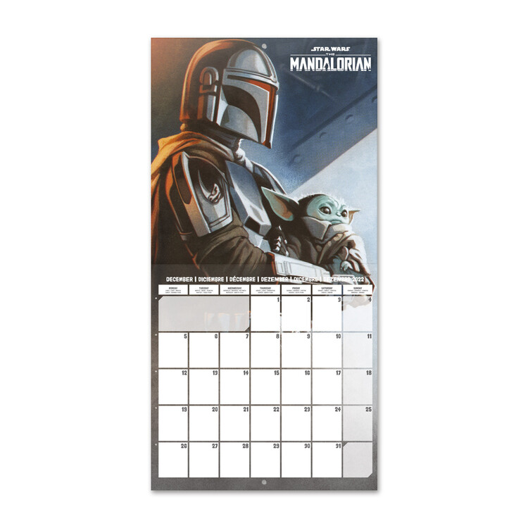 Star Wars The Mandalorian Wall Calendars 2024 Buy at Europosters