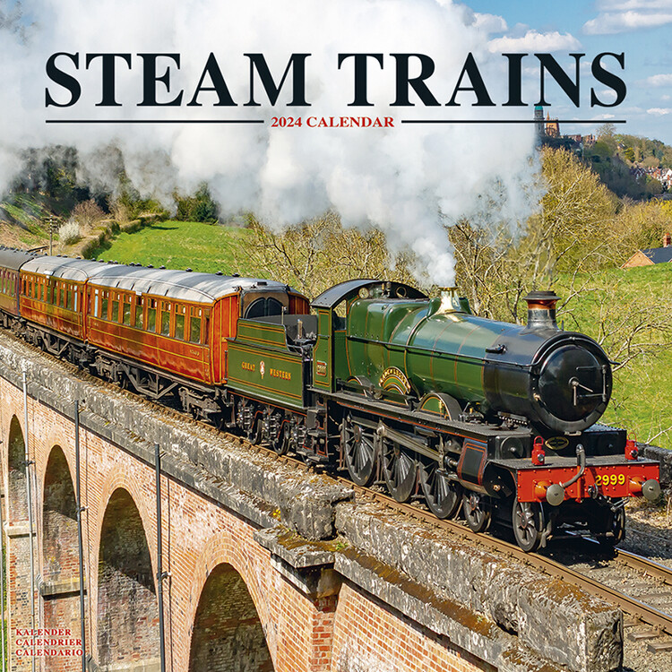 Steam Trains Wall Calendars 2025 Buy at Europosters