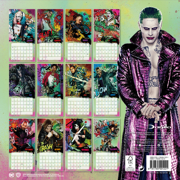 Suicide squad Wall Calendars 2024 Buy at Europosters