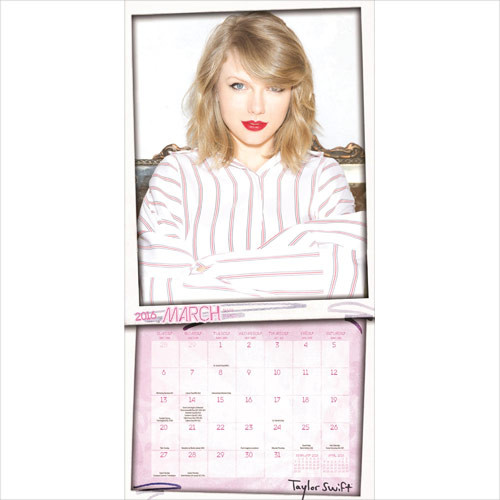 Taylor Swift - Calendriers 2016