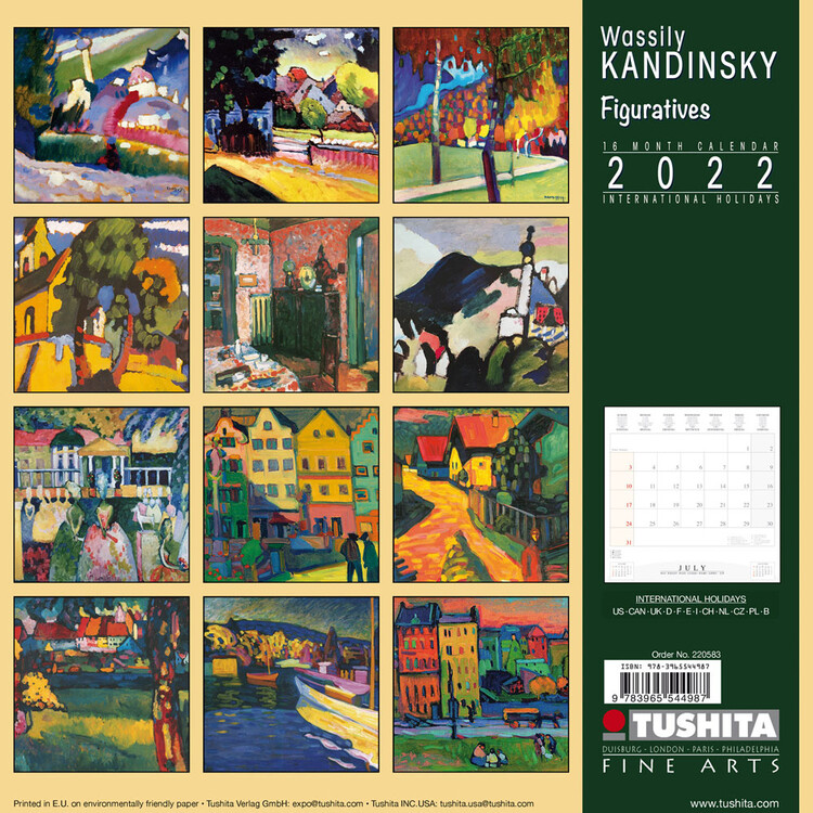 Wassily Kandinsky Figuratives Wall Calendars 2024 Buy at Europosters