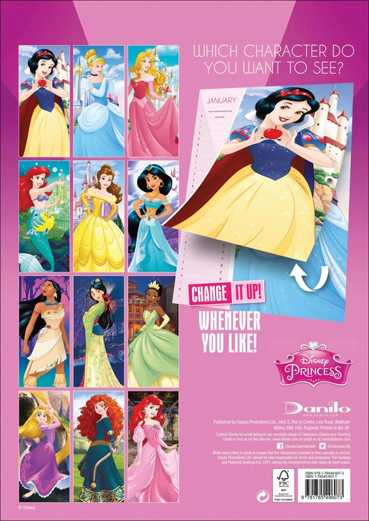 Les Princesses Disney Calendriers Achetez Sur Europosters Fr