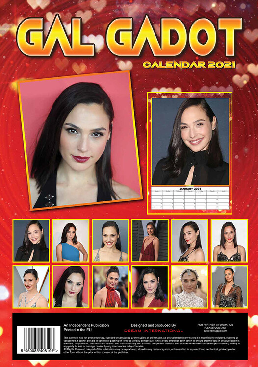 Gal Gadot Calendriers 2024 Achetez Sur Europosters