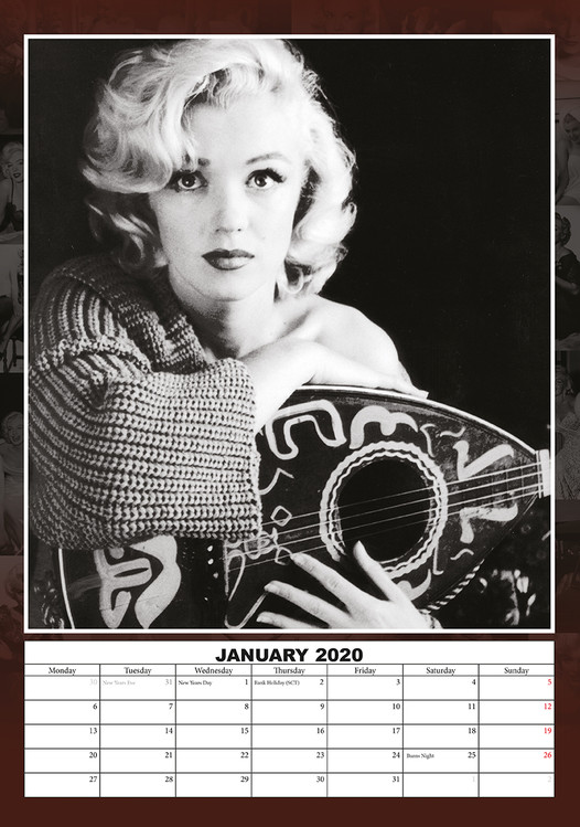 Marilyn Monroe Calendriers 2020 Achetez sur Europosters