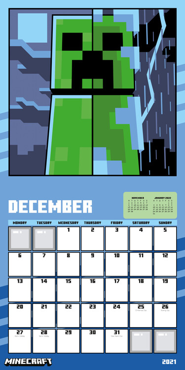 Minecraft - Calendriers 2021