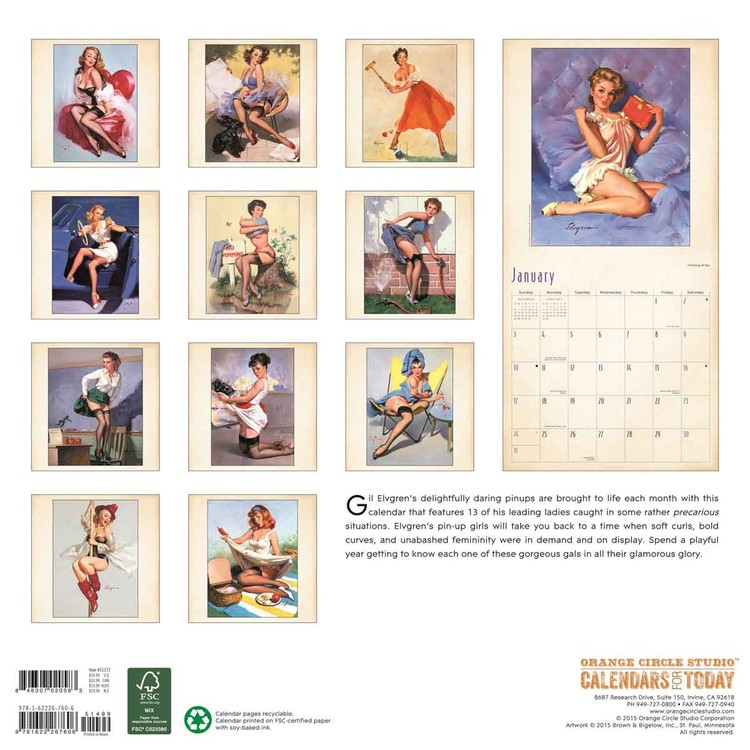 Calendrier 2016 Pin-Up Girls