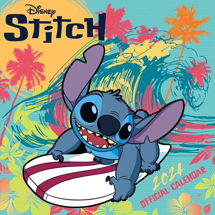 Couverture Stitch - Cadeau de Noël - Bleue