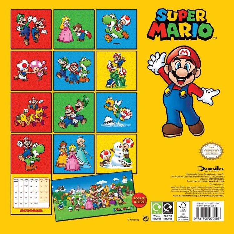 Calendrier De L'Avent Super Mario 2024