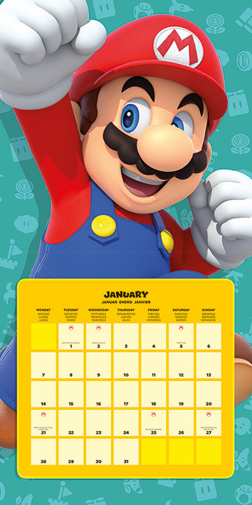 Calendrier 2023 Super Mario
