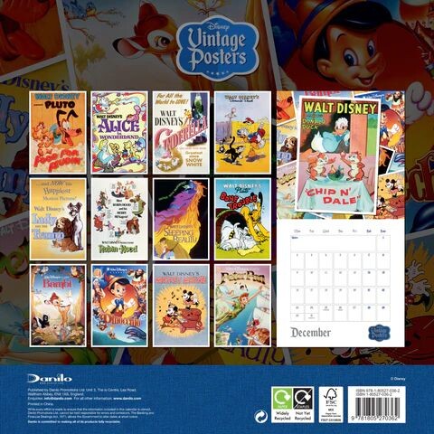 Disney calendrier 2024 disney classics