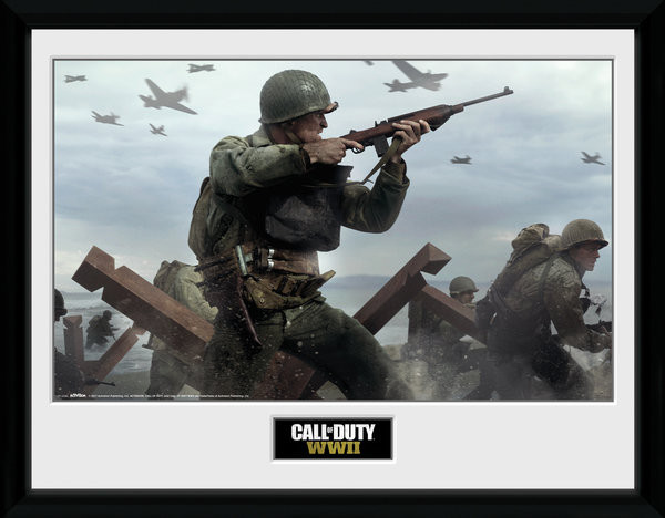 Zarámovaný plakát Call Of Duty: Stronghold - WWII Shooter
