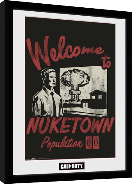 Zarámovaný plakát Call of Duty - Welcome to Nuketown