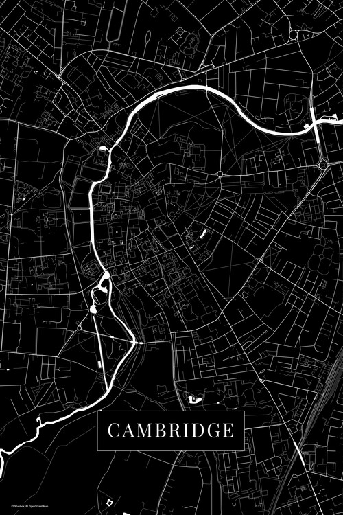 Samolepka Cambridge black