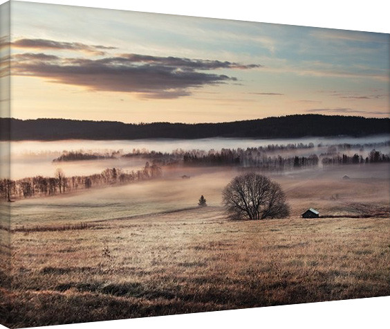 Print op canvas Andreas Stridsberg - Misty Morning