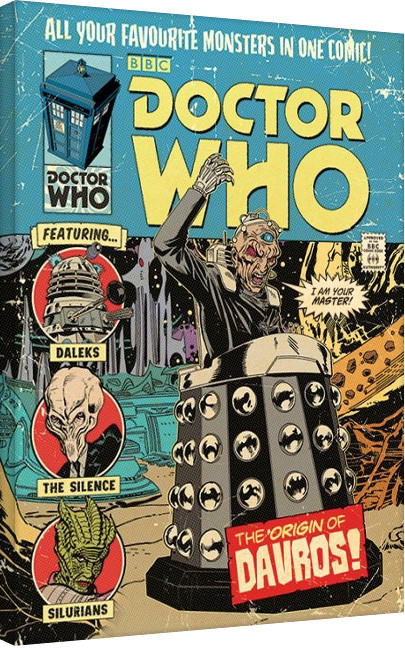 Print op canvas Doctor Who - The Origin of Davros