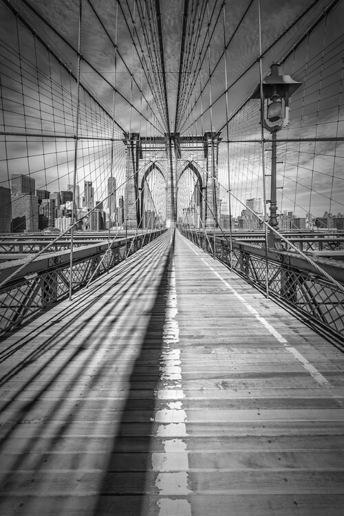 Print op canvas NEW YORK CITY Brooklyn Bridge
