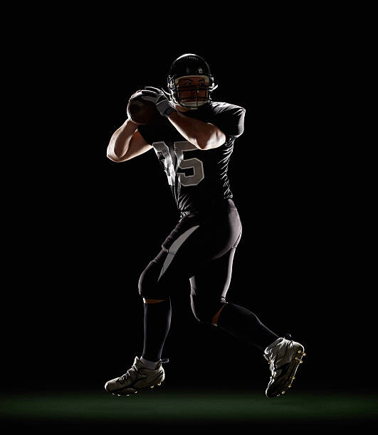 Canvas Print Quarterback in Three-Step Drop position