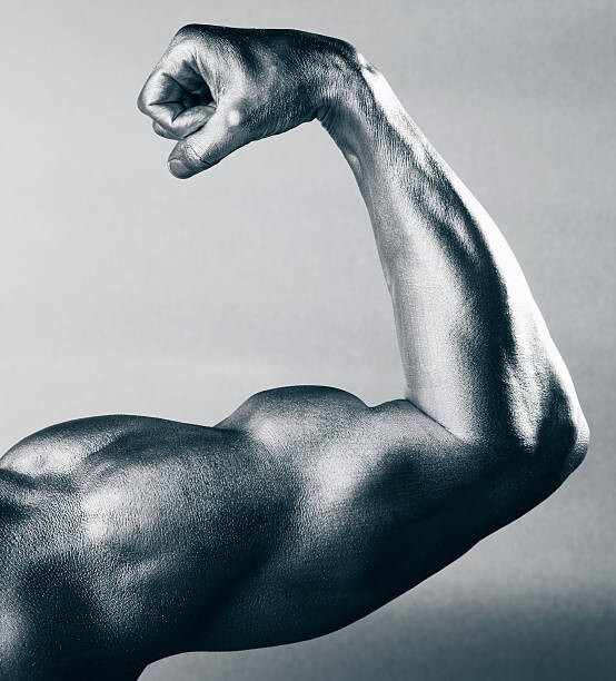 Schilderij op canvas Arm of Steel