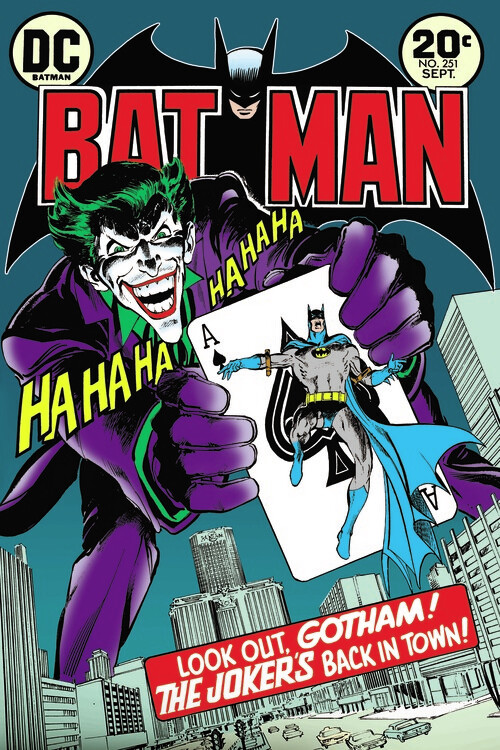 Schilderij op canvas Batman and Joker - Comic Cover