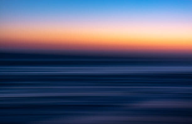 Schilderij op canvas Blurred Horizon