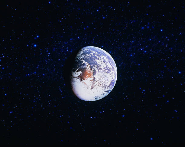 Schilderij op canvas Earth viewed from Space