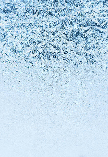 Schilderij op canvas Frost on the window