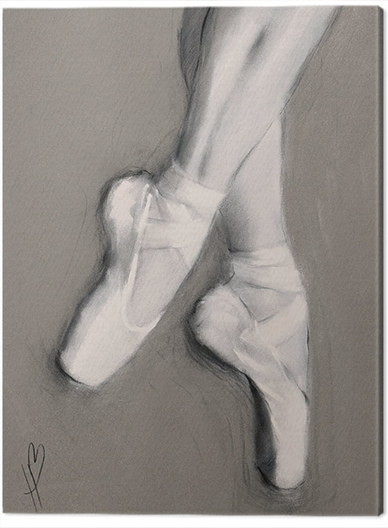 Obraz na plátne Hazel Bowman - Dancing Feet I