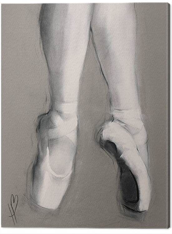 Obraz na plátne Hazel Bowman - Dancing Feet II