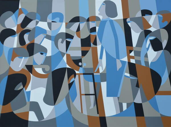 Schilderij op canvas Jordans Quaker Meeting (1)