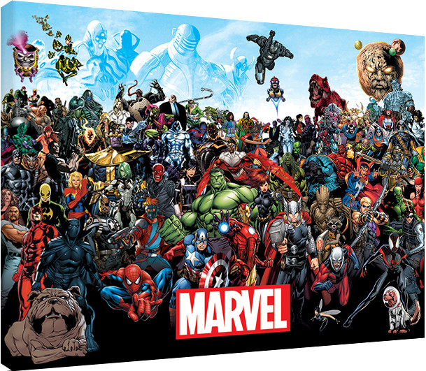 Bestel een Marvel Universe Canvas print op Europosters.nl