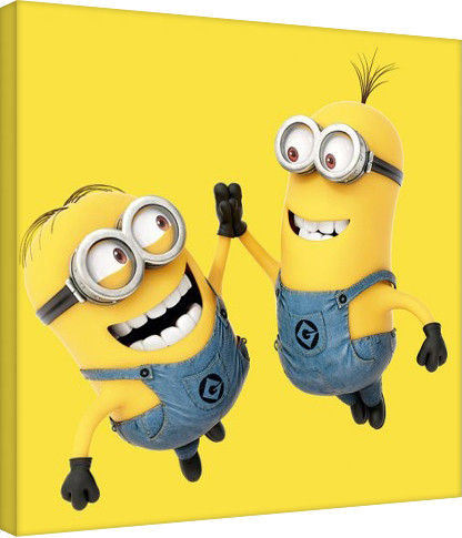 Minions (Verschrikkelijke Ikke) - High 5 canvas