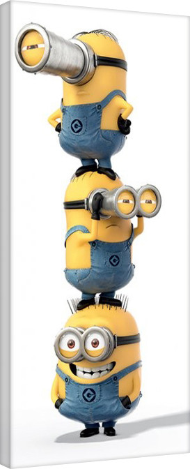 Minions (Verschrikkelijke Ikke) - Stacked canvas