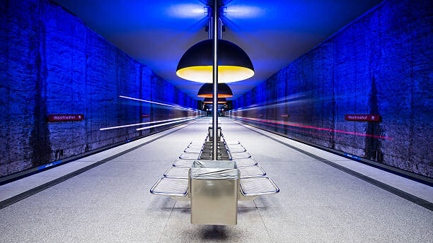 Schilderij op canvas Munich Underground