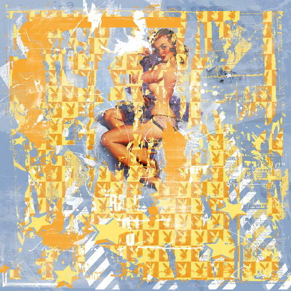 Schilderij op canvas Pin up II, 2015