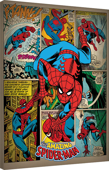 Obraz na plátne Spider-Man - Retro