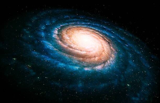 Schilderij op canvas Spiral galaxy