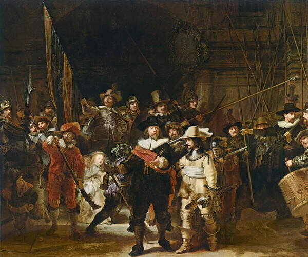 Obraz na plátne The Nightwatch, 1642