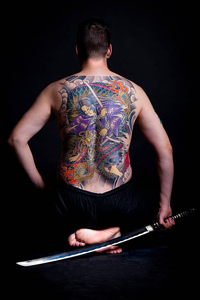 Schilderij op canvas Yakuza