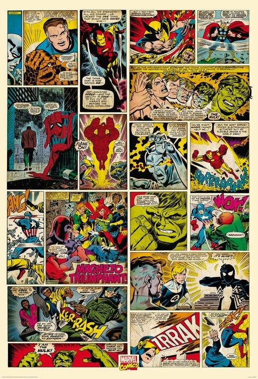 Carta Da Parati Avengers Comic Marvel Europostersit